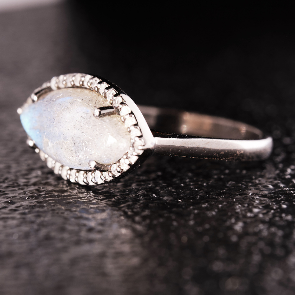 QuArtZ StOne Oxidized RinG! - Picture 3 of 4